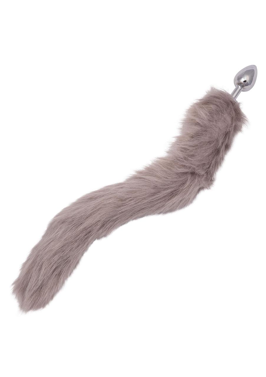Металева анальна пробка CalExotics Running Wild Tail (716770109224)