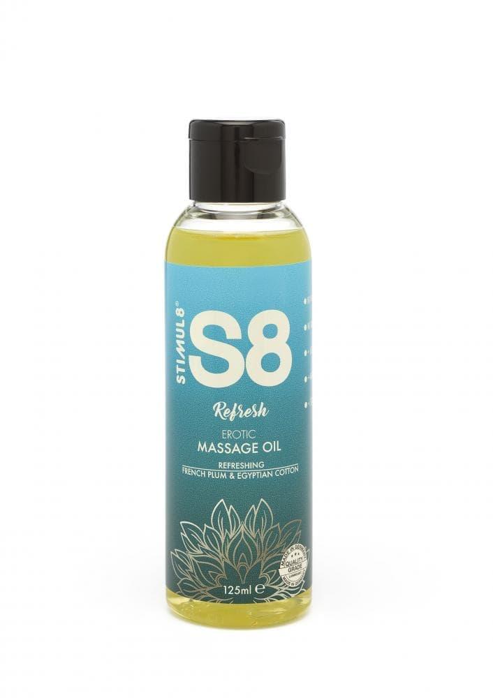 Stimul8 Massage Oil — Масажна олія, 125 мл (французька слива та єгипетська бавовна) (8713221820518)