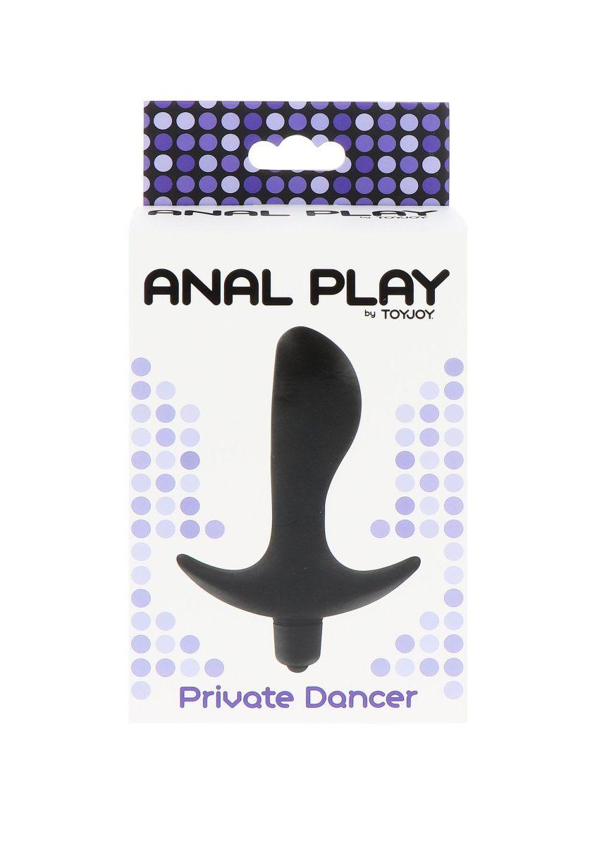 Toy Joy Private Dancer - Анальная пробка с вибрацией, 8х3 см (8713221479655)