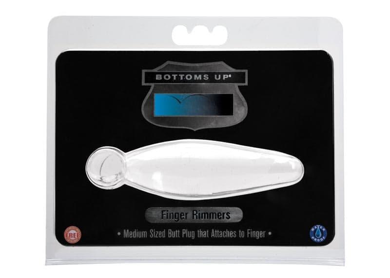 Topco Sales Bottoms Up Finger Rammers - Анальная пробка средняя, 10.2х2.5 см (белый) (51021033966)
