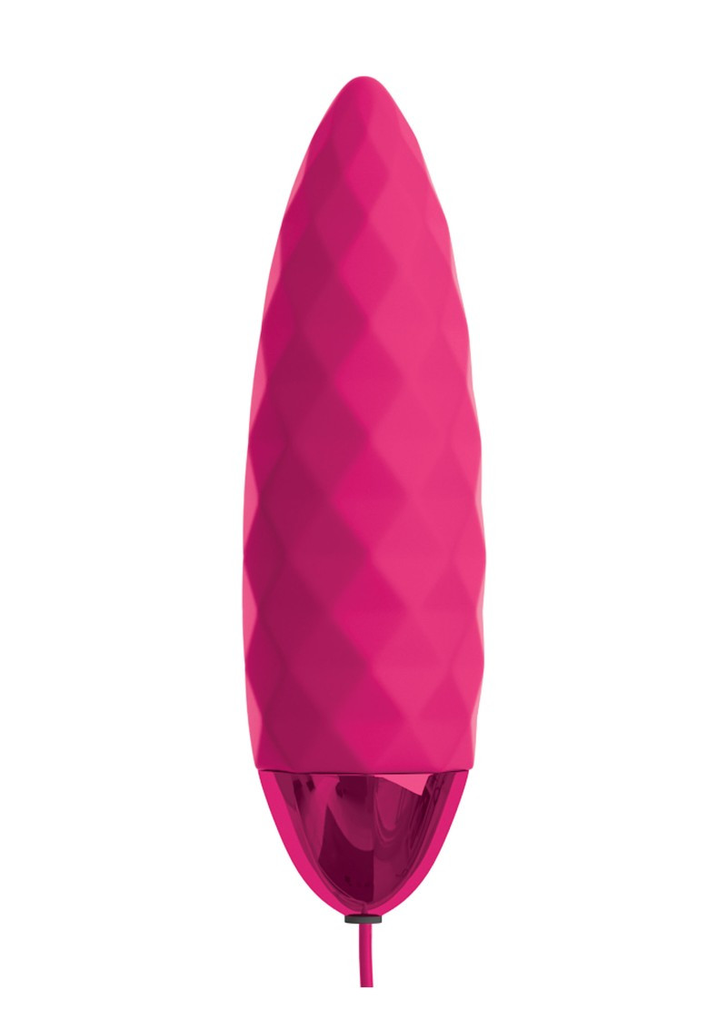OMG #Fun Vibrating Bullet - яркое виброяйцо с 20 режимами вибрации, 7.6х2.2 см (603912758726)