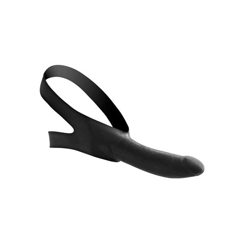 Master Series Face Fuk Strap On Mouth Gag — Кляп, 14 см (чорний) (848518013507)
