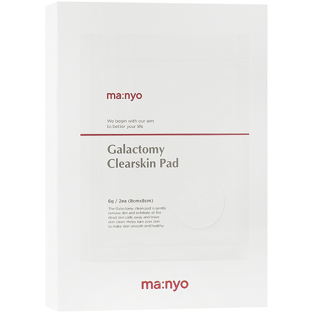 Пэды очищающие с галактомиссисом Manyo Galactomy Clearskin Pad 160 мл/ 60 шт (8809730953516)