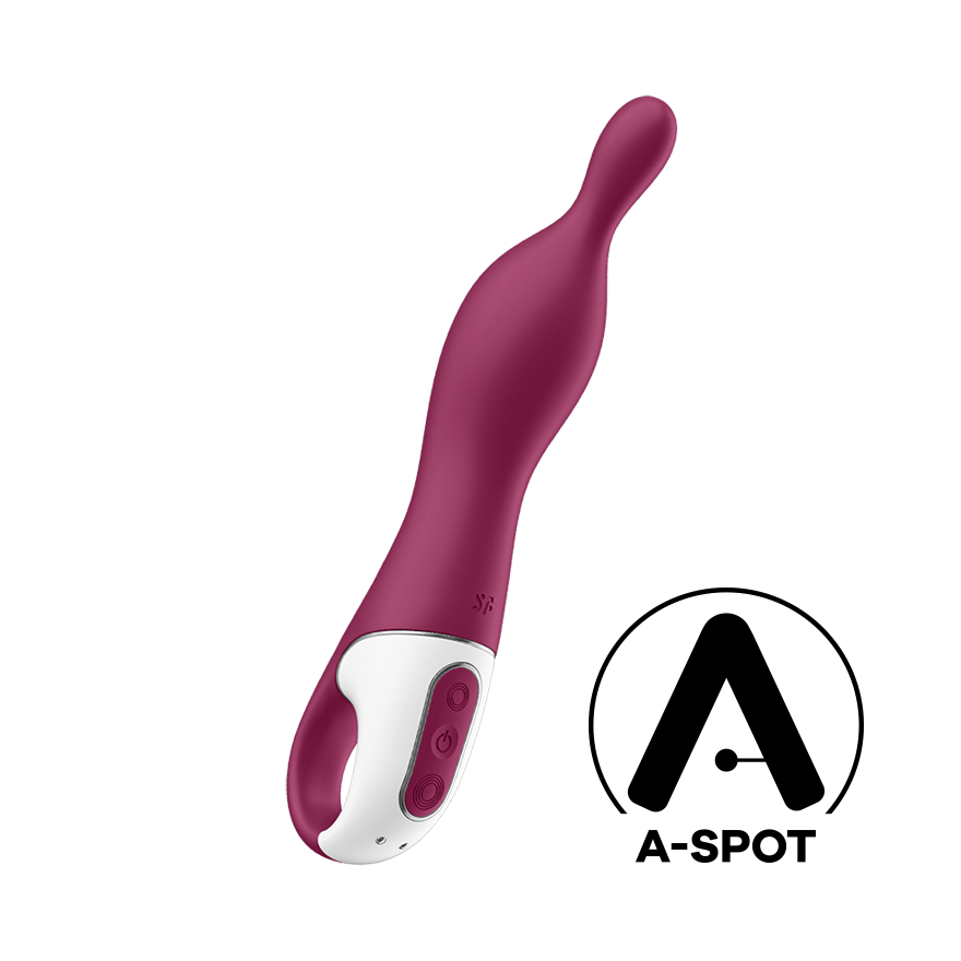 Satisfyer - A-Mazing 1 - Инновационный вибратор для точки А, 21.7х3.8 см (ягодный) (4061504018324)