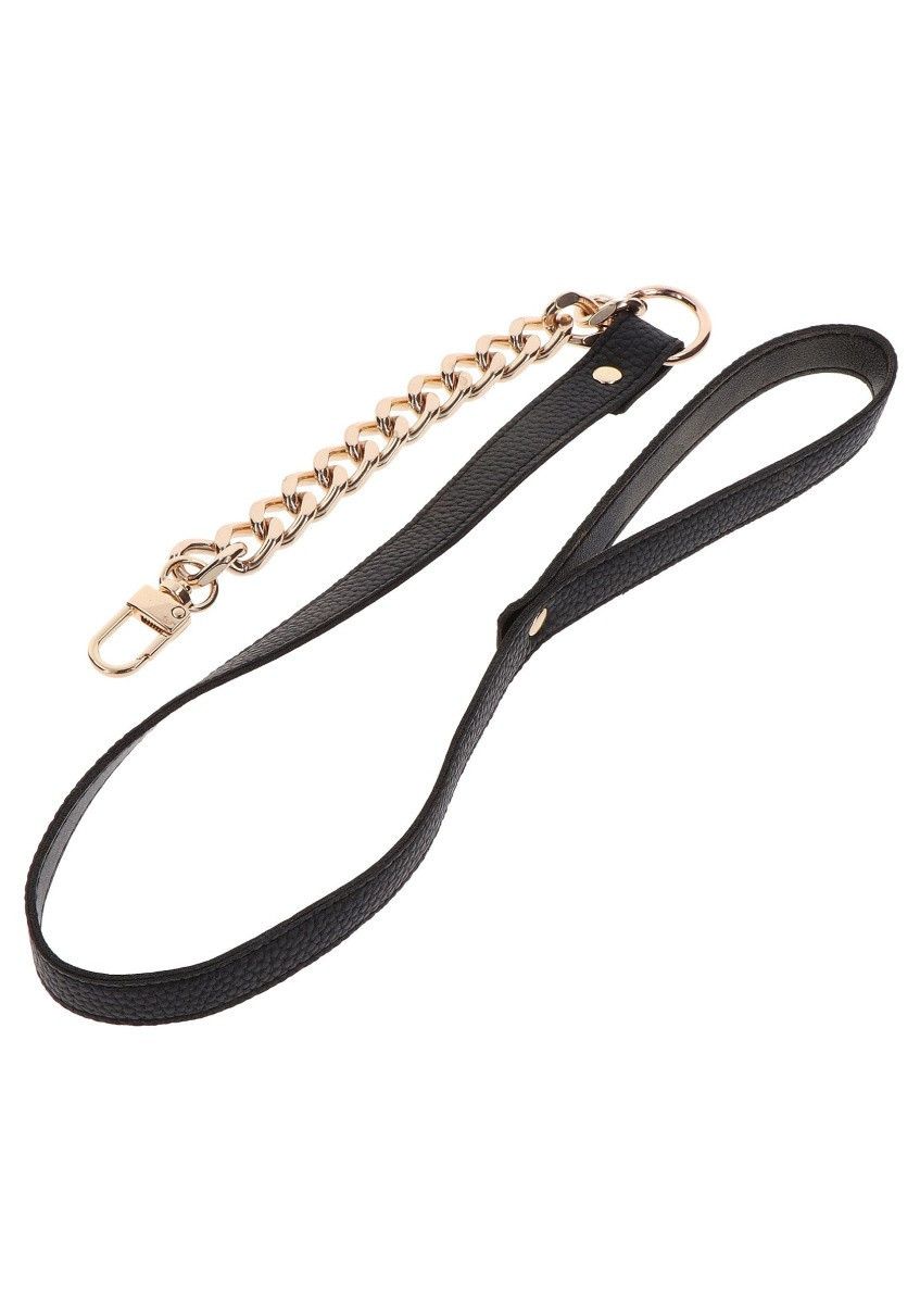Taboom Statement Collar and leash — Нашийник із повідцем, (рожеве золото) (17304)