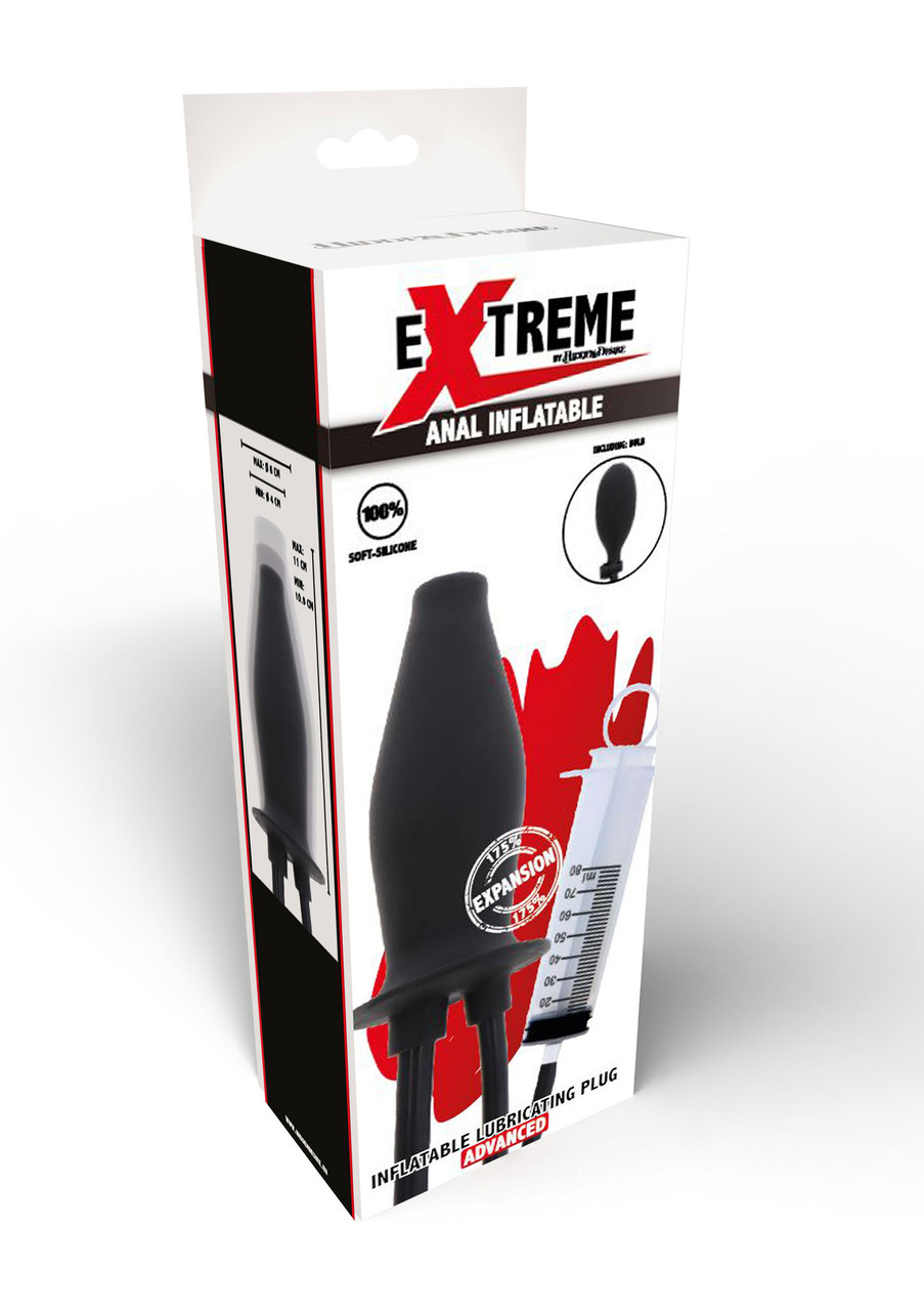Надувний анальний корок Hidden Desire Extreme Inflatable Lubricating (16854)