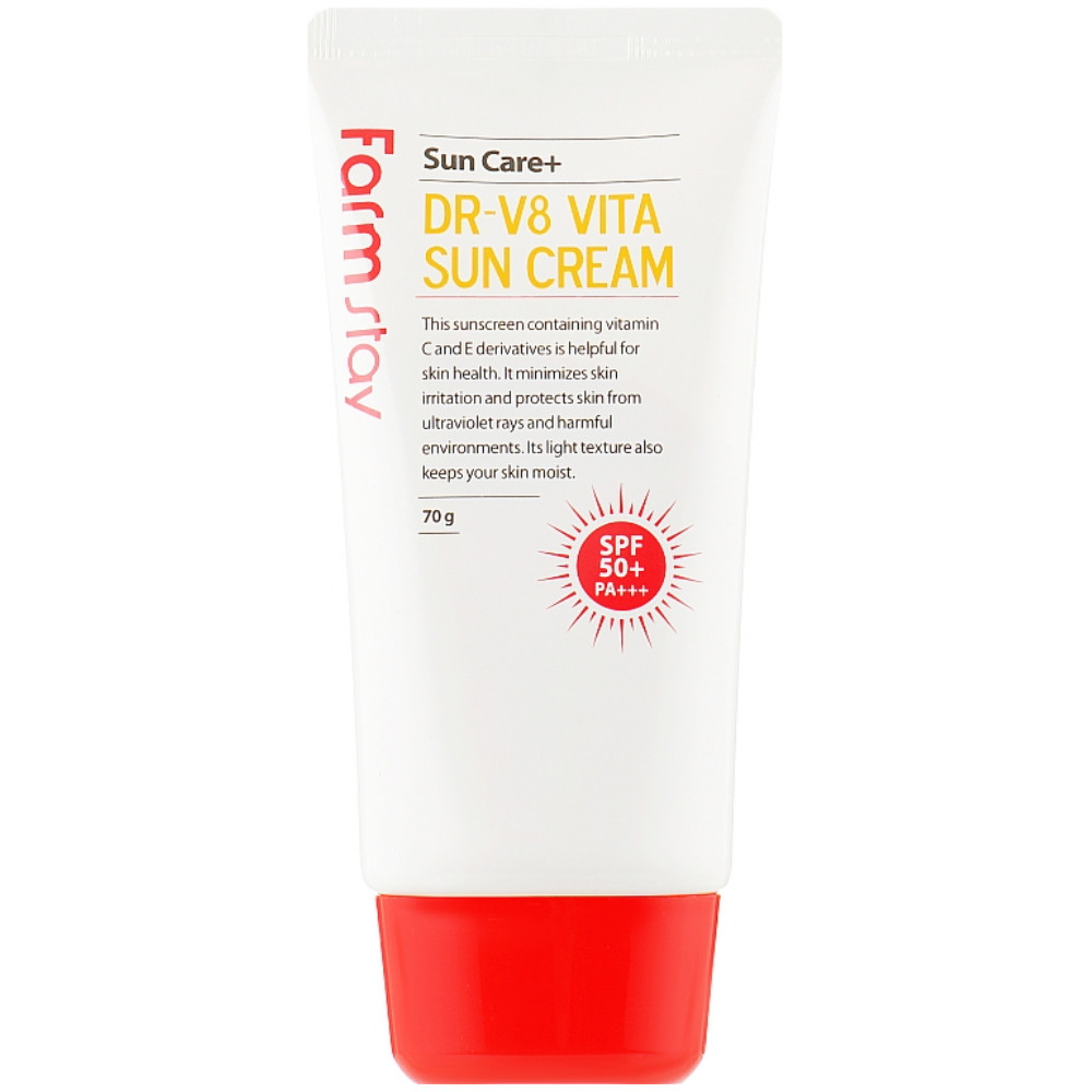 Солнцезащитный витаминный крем Farmstay Dr-V8 Vita Sun Cream 70 мл