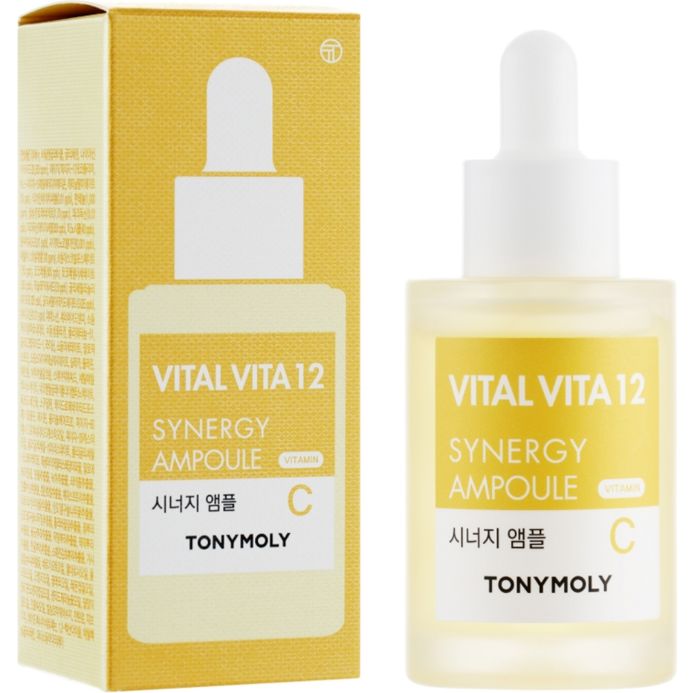 Ампульна поживна есенція для обличчя з вітаміном С Tony Moly Vital Vita 12 Synergy Ampoule 30 мл