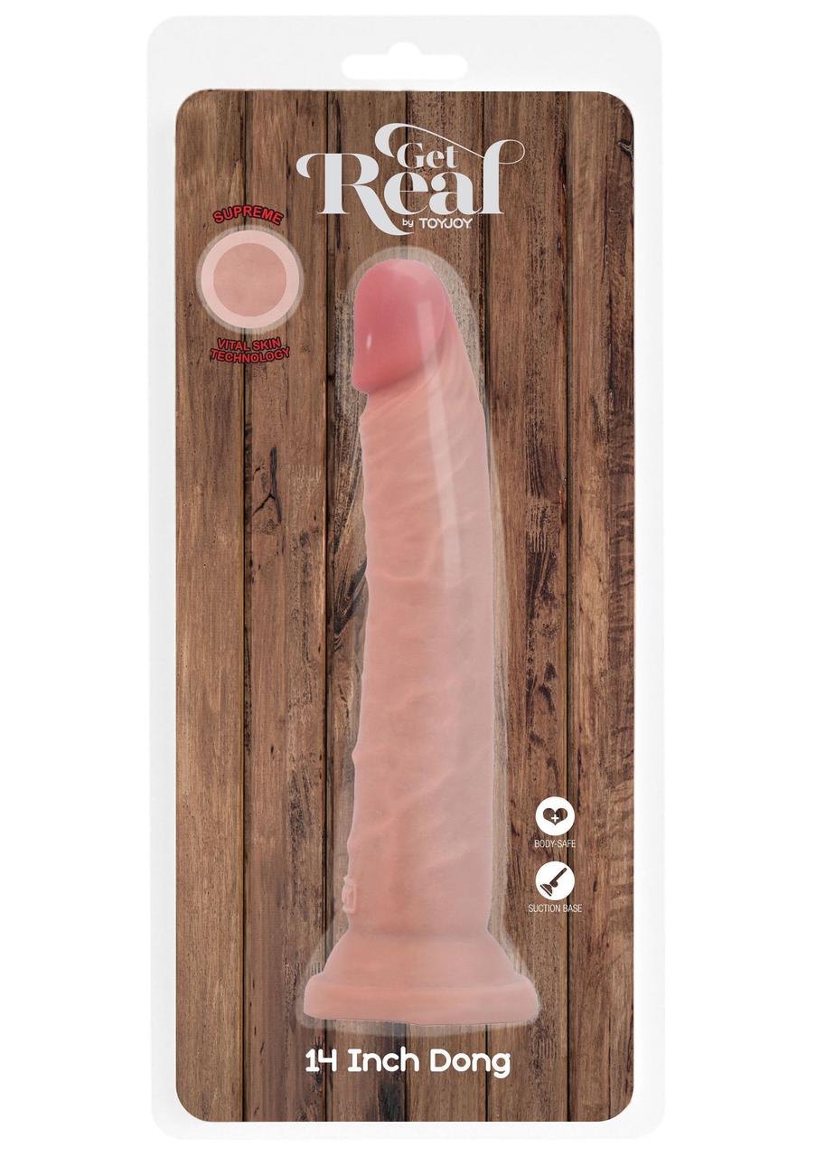 Реалистичный фаллоимитатор Get Real Deluxe 14 Inch Dong, 36.5 см (10123)
