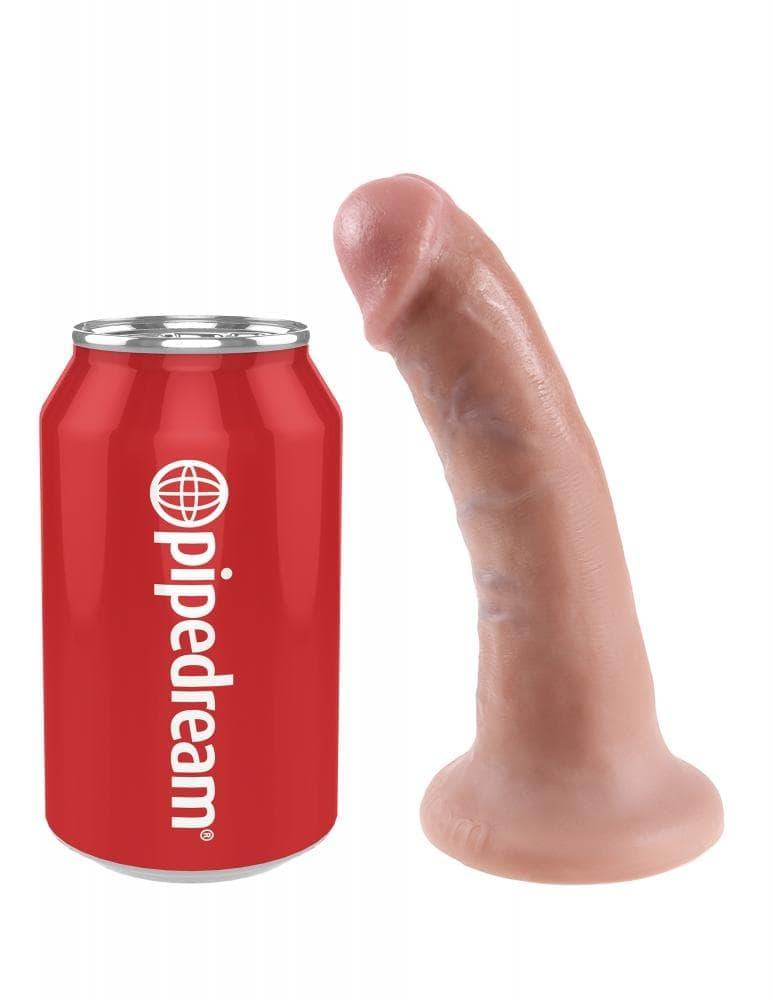 Фалоїмітатор на присоску King Cock 6, 14х4,1 см (PD5501-21)