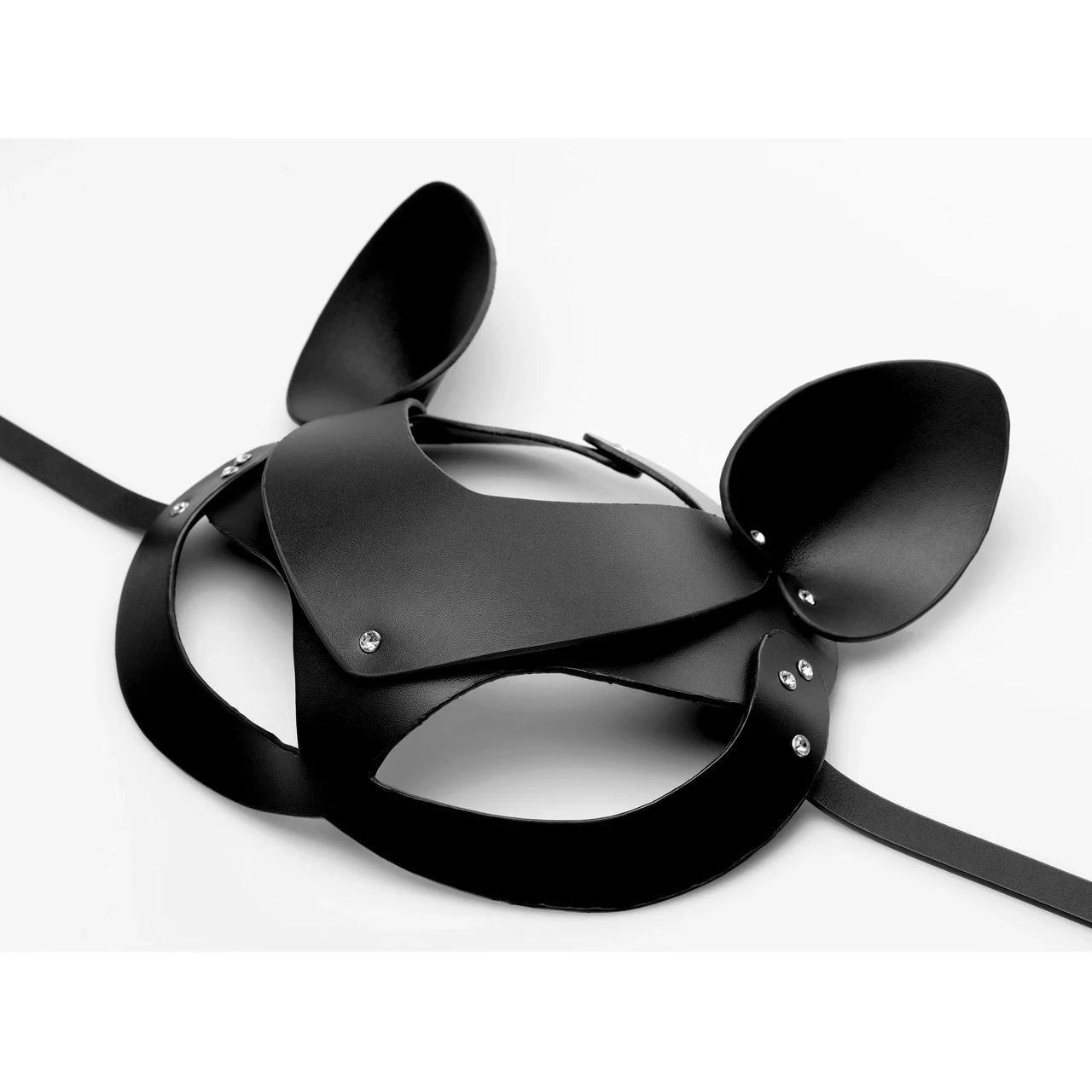 Tailz Black Cat Tail Anal Plug & Mask Set — рольовий БДСМ набір кота: маска й анальний корок із хвостом (848518033703)