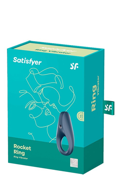 Satisfyer Rocket Ring - виброкольцо, 7.5х2.5 см (синий) (4061504000879)