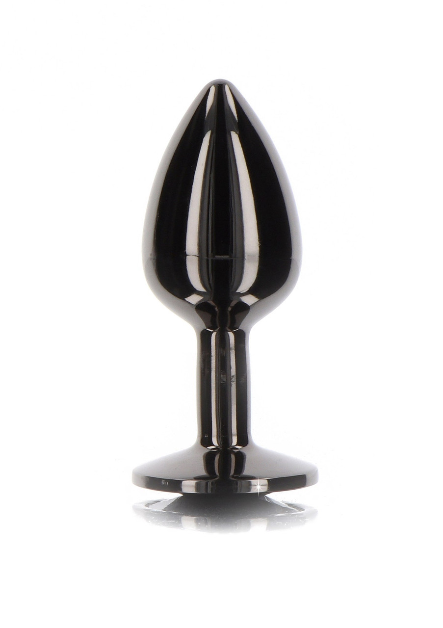 Taboom - M Butt Plug With Diamond Jewel - Анальная пробка, 8.2х3.4 см (17117)