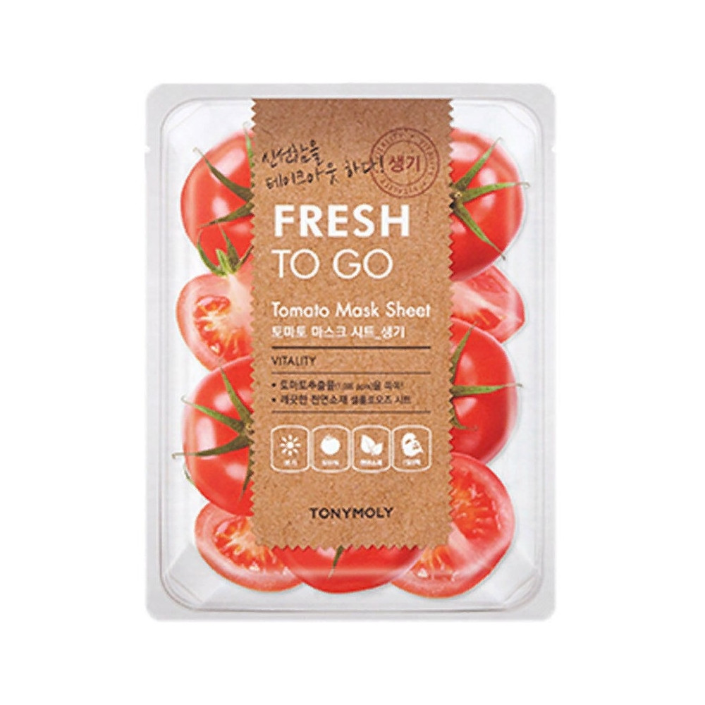 Маска для обличчя Tony Moly Fresh To Go Tomato Mask Sheet Vitalizing 22 г (8806194032757)