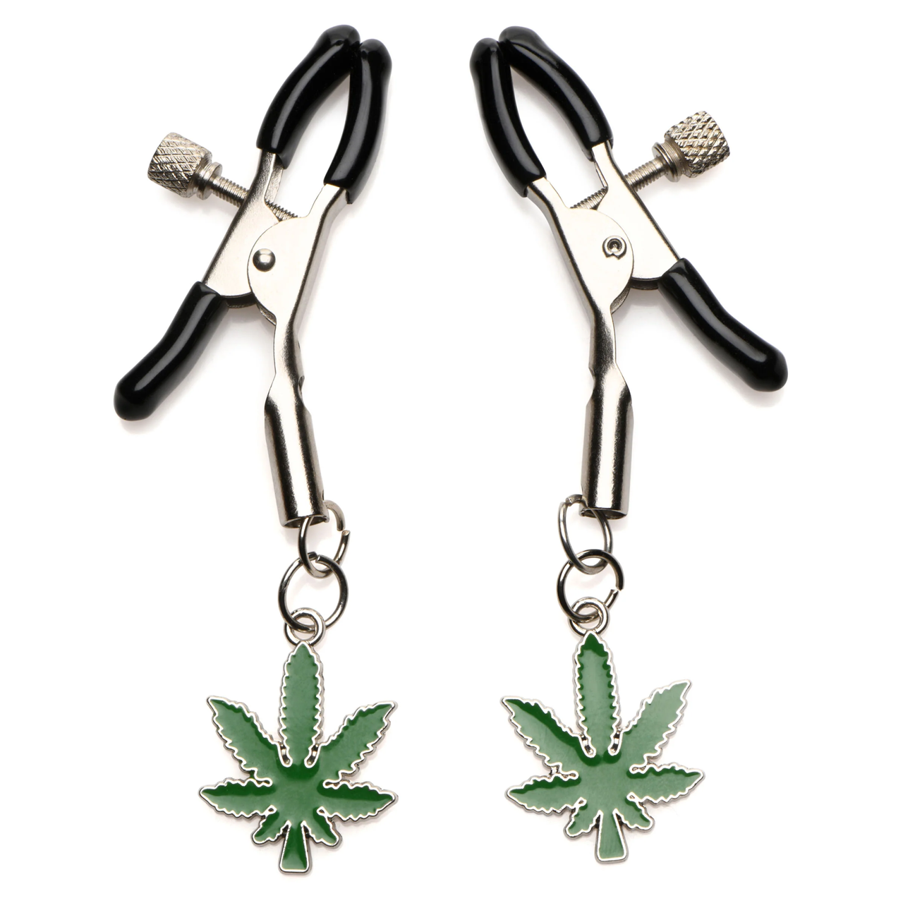 Charmed Mary Jane Nipple Clamps — Затискачі для сосків, 8,8 см (зелений) (848518051257)