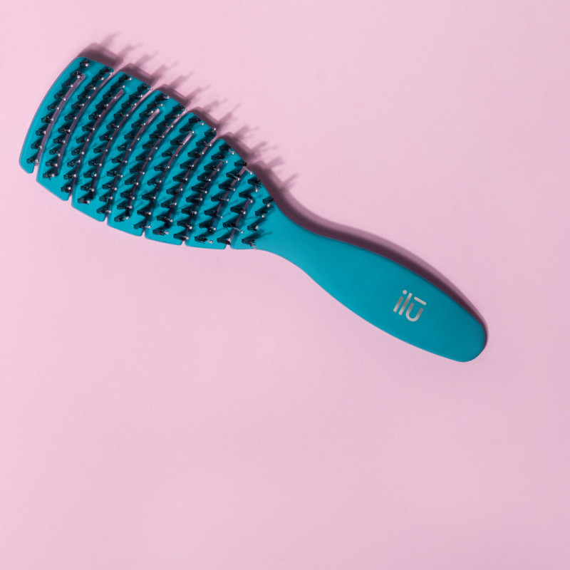 Щітка для волосся, блакитна Ilu Brush Easy Detangling Ocean Blue 1 шт