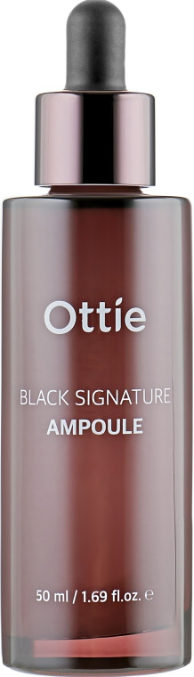 Ампульная омолаживающая сыворотка с муцином улитки Ottie Black Signature Ampoule - 50 мл (8809276016348)