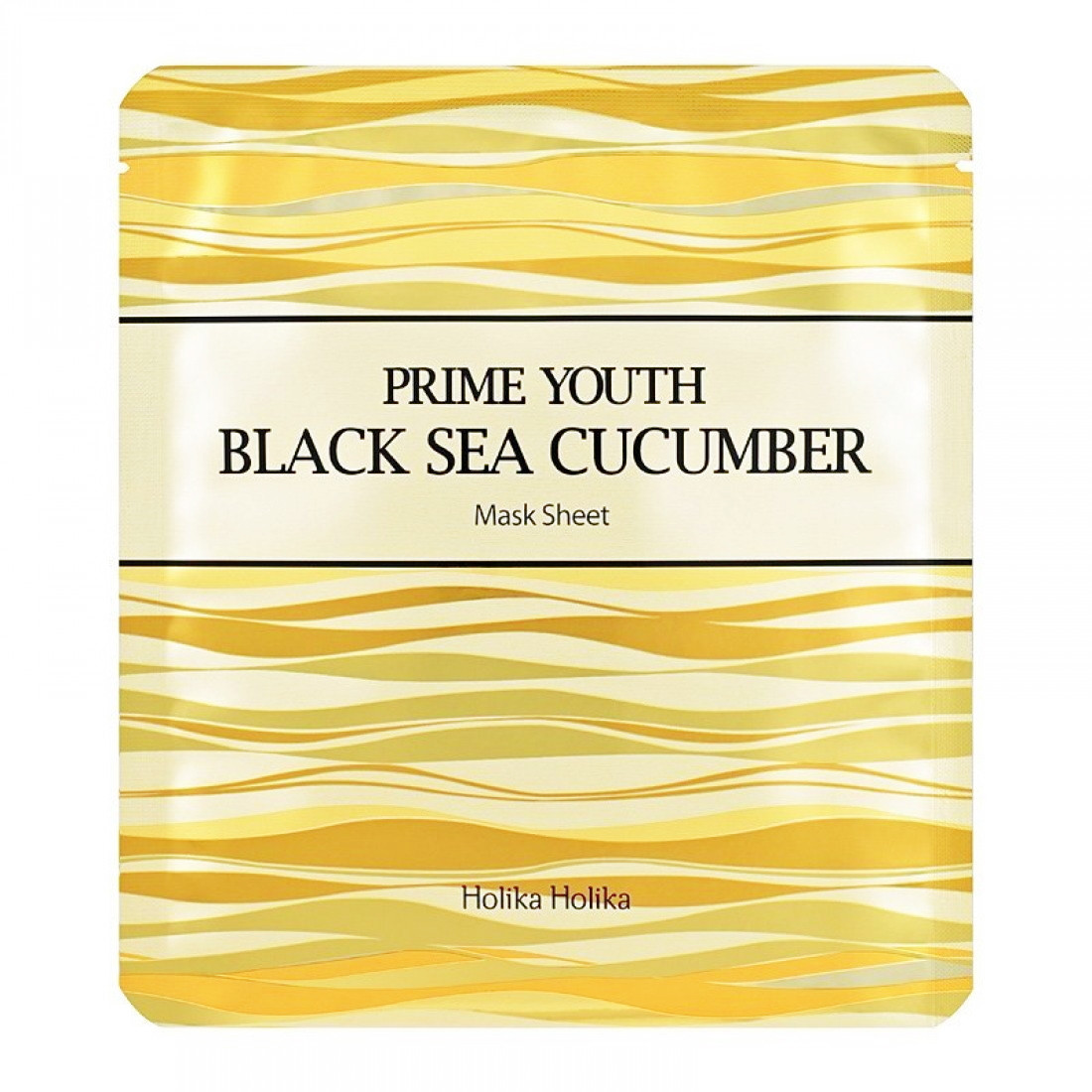 Увлажняющая маска для лица с экстрактом морского огурца Holika Holika Prime Youth Black Sea Cucumber Mask