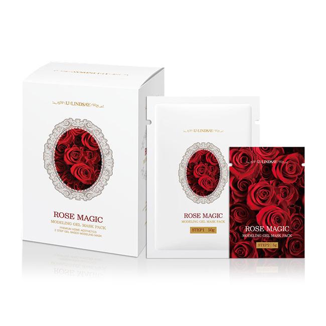 Набір альгінатних масок для обличчя з трояндою Lindsay Rose Magic Modeling Gel Mask Pack 1 шт