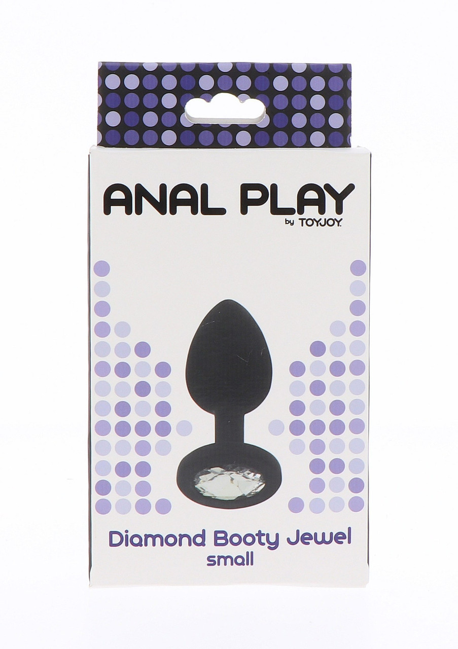 Анальная пробка с кристаллом ToyJoy Diamond Booty Jewel Small, 7х2.5 см (S) (10293)
