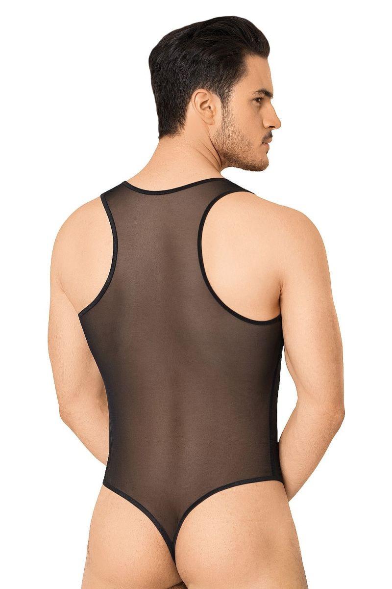 SoftLine Body 4609 - Мужское боди, M/L (чёрный) (sl36584)