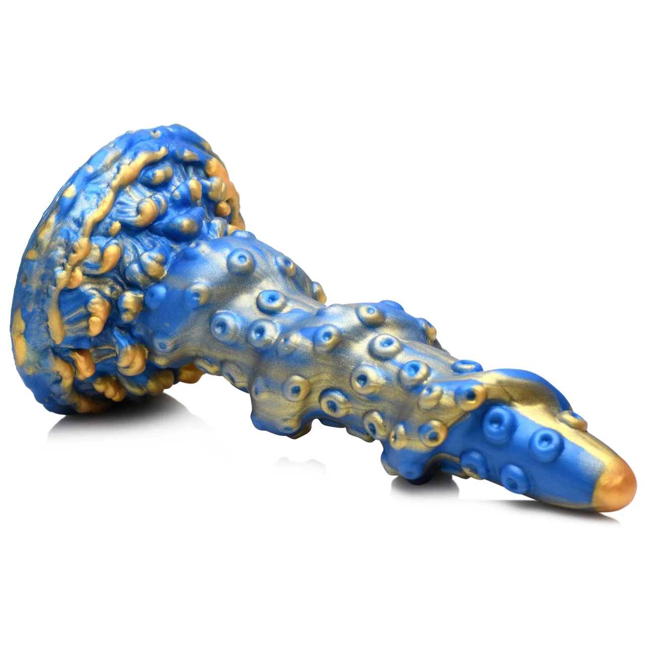 Creature Cocks Lord Kraken Tentacled Silicone Dildo — фантазійний фалоімітатор Кракен, 21.1х5.1 (синій з (848518050410)