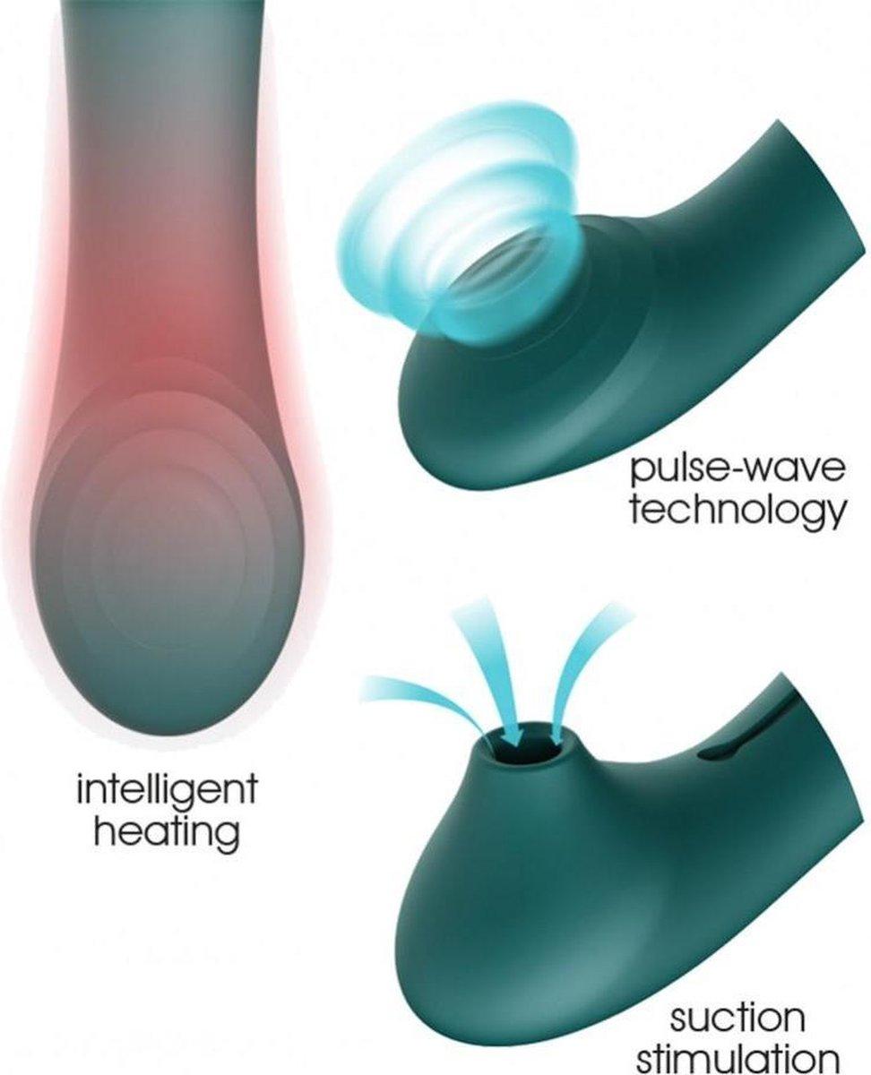 Zalo Queen Set Pulse Wave Clit Stim — Преміальний вібратор для клітора з насадкою для вакуумної стимуляції, (0600231887083)