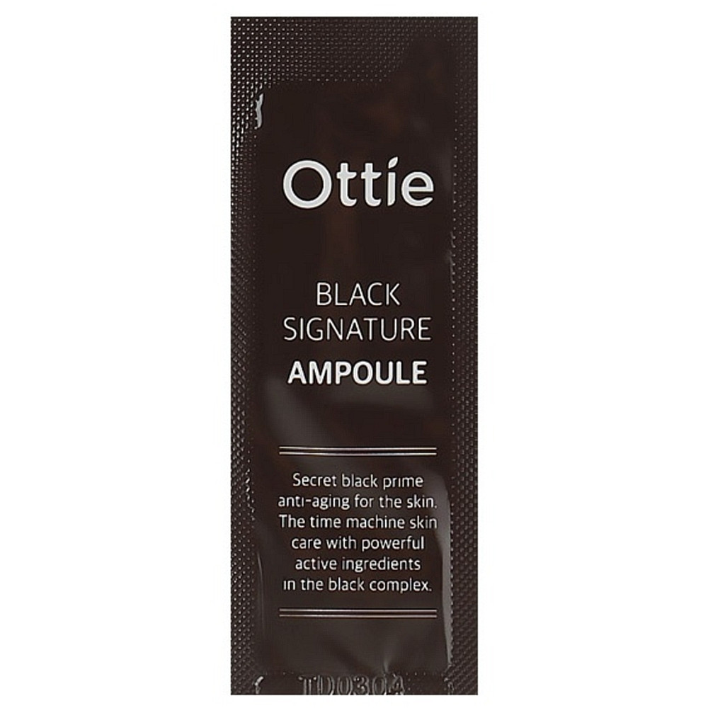 Пробник ампульной сыворотки с муцином черной улитки Ottie Black Signature Ampoule 1 мл (8800000001644)