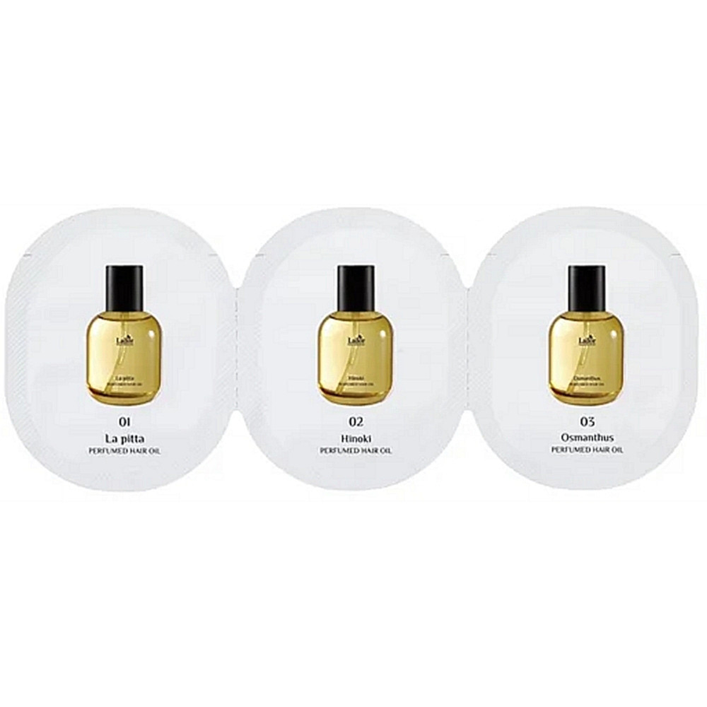 Набір пробників парфумерних олій для волосся La'dor Perfumed Hair Oil Pouch 3*1g (8809789633995)