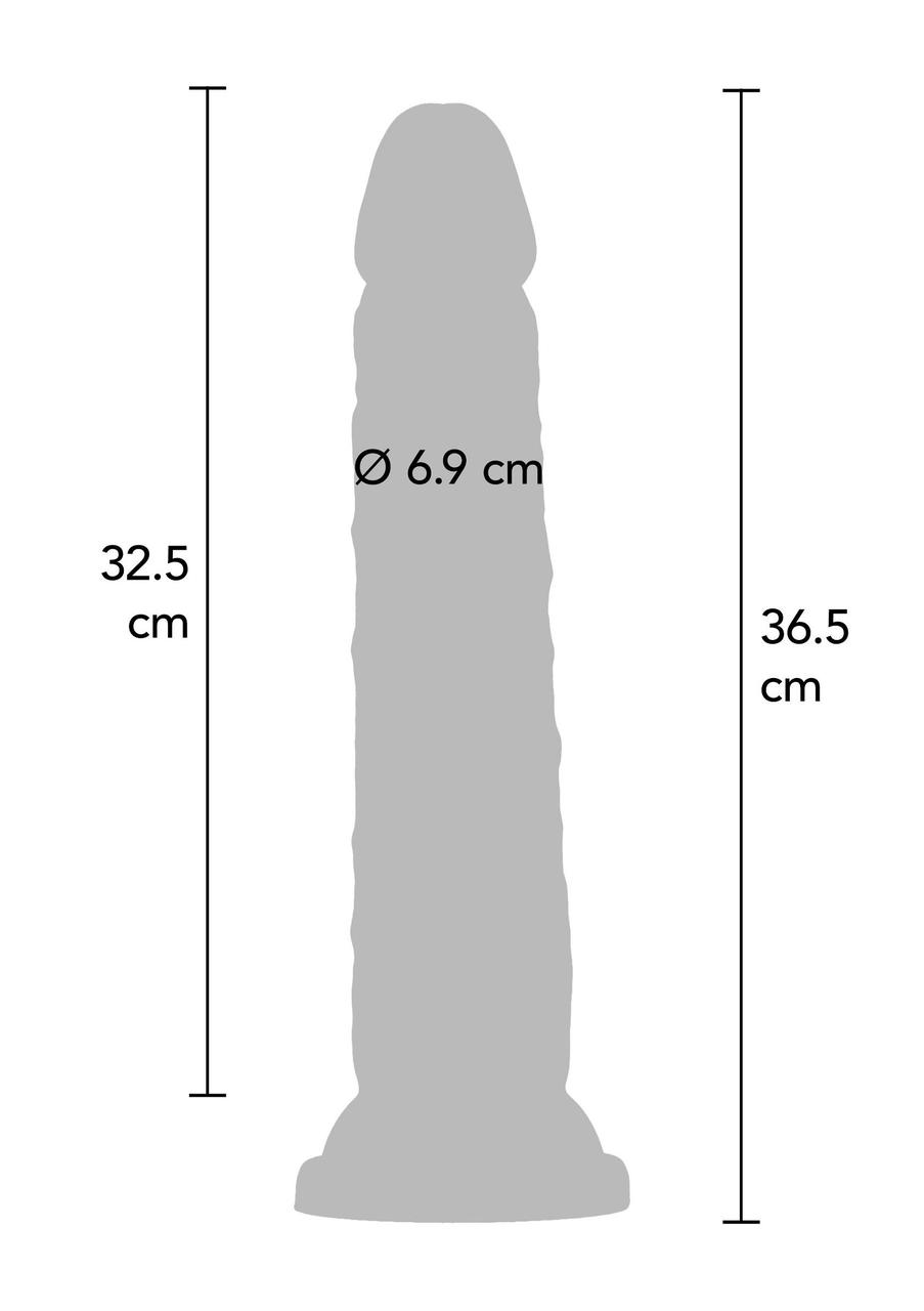 Реалистичный фаллоимитатор Get Real Deluxe 14 Inch Dong, 36.5 см (10123)