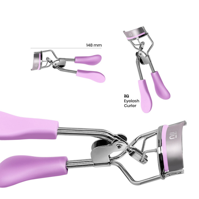 Щипцы для завивки ресниц, фиолетовые Ilu Eyelash Curler Purple 1 шт
