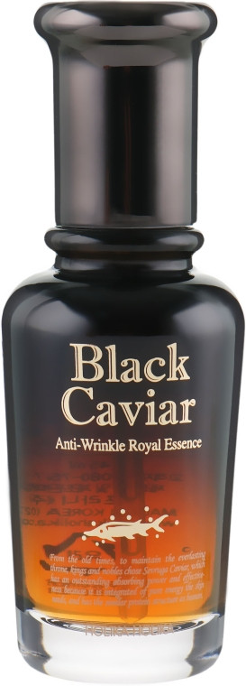 Антивікова сироватка з екстрактом чорної ікри Holika Holika Black Caviar Anti-Wrinkle Royal Essence 45 мл