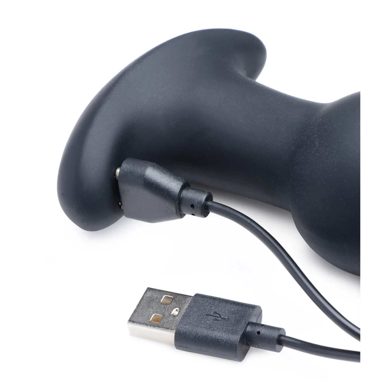 RM Gyro-M Rimming Plug — Анальна пробка з вібрацією, 13,7 см (чорний) (848518034878)