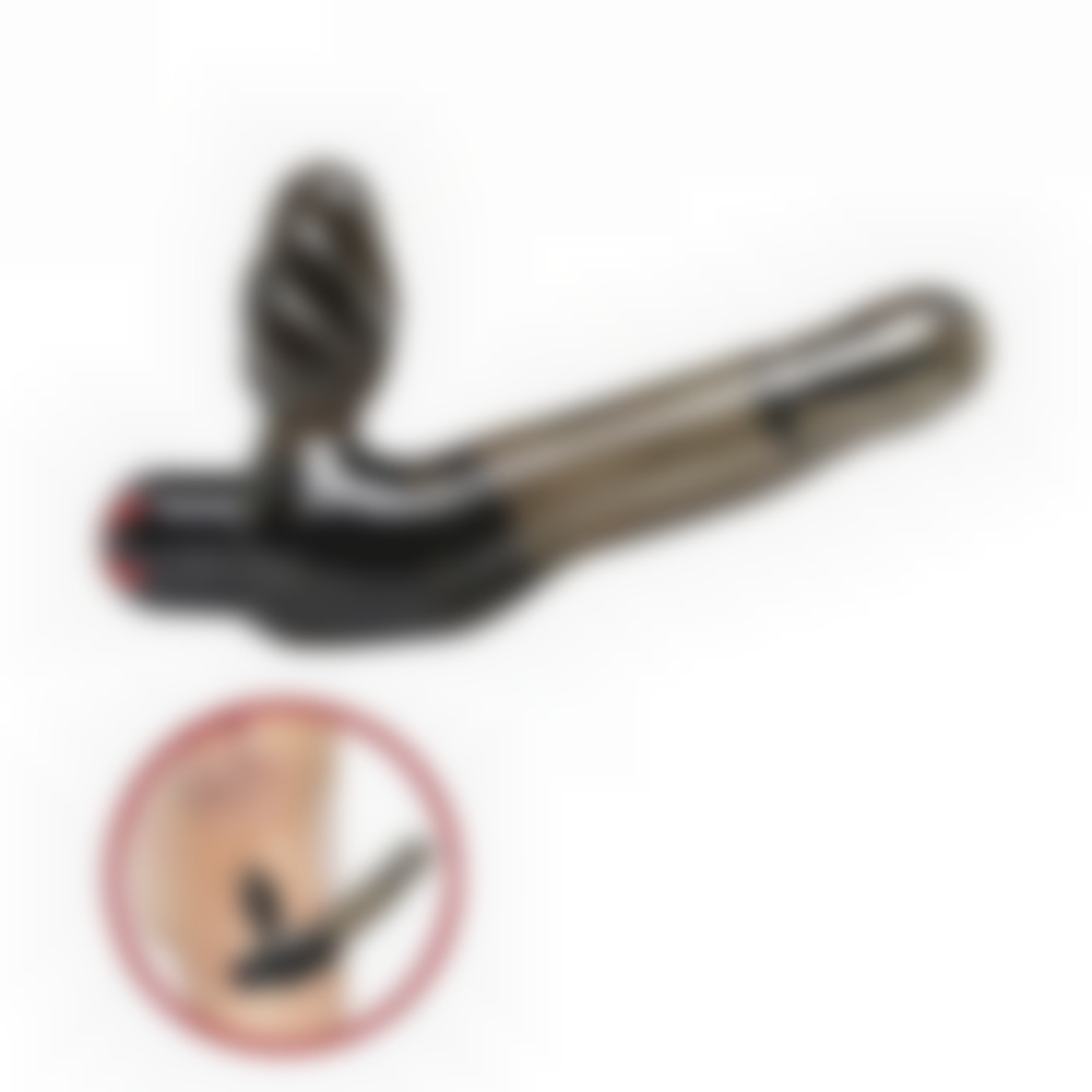 Fetish Fantasy Vibrating Strapless — Безремний страпон із вібрацією, 15х4 см (DEL8151)