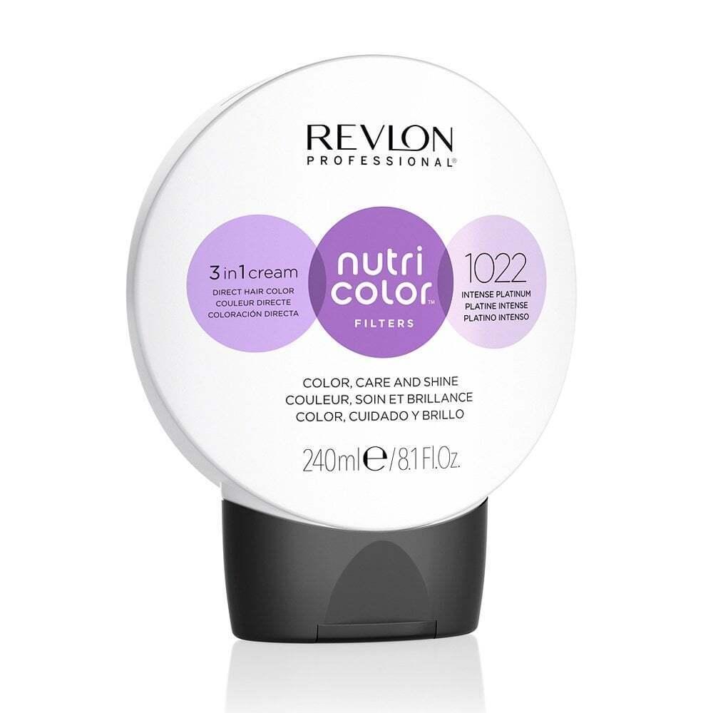 Тонуючий крем-бальзам для волосся Revlon Professional Nutri Color Filters 1022 - Intense Platinum 240 мл (8007376046986)