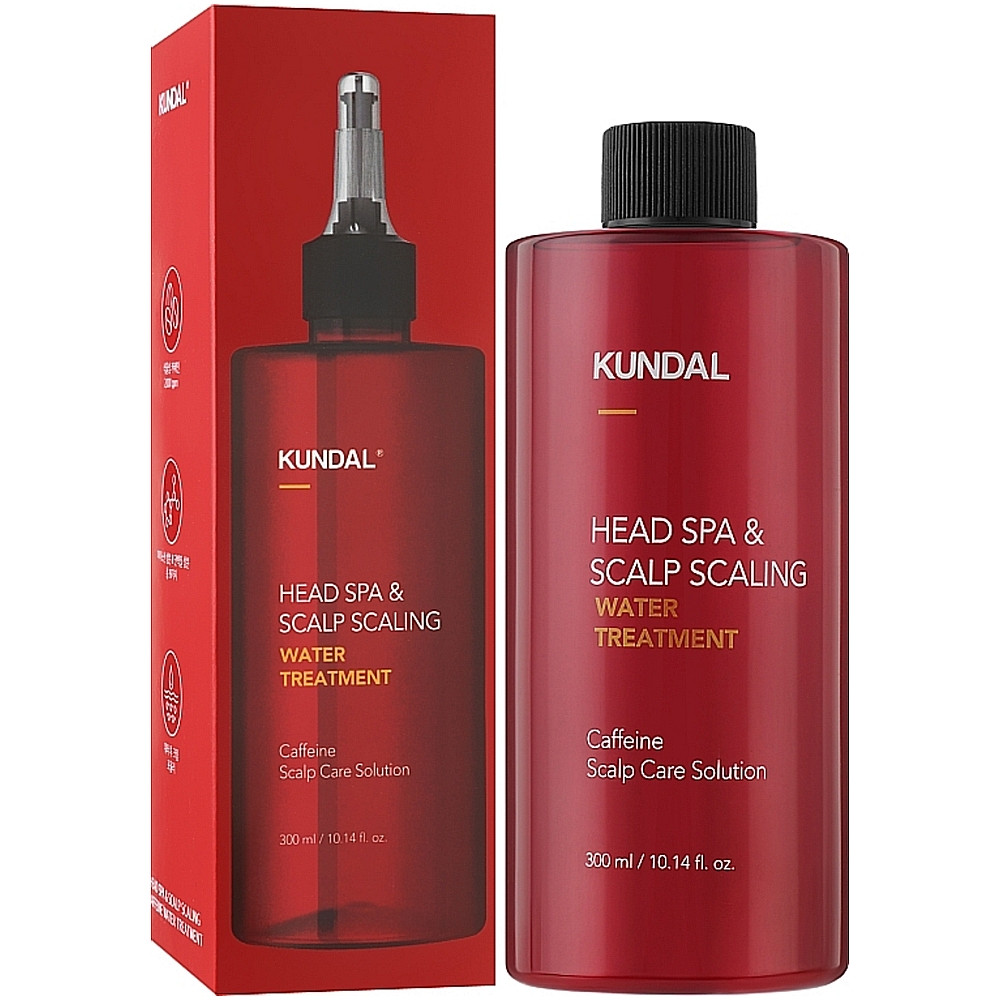 Сыворотка для волос и кожи головы Kundal Head Spa & Scalp Scaling Caffeine Water Treatment 300 мл (8809693254163)