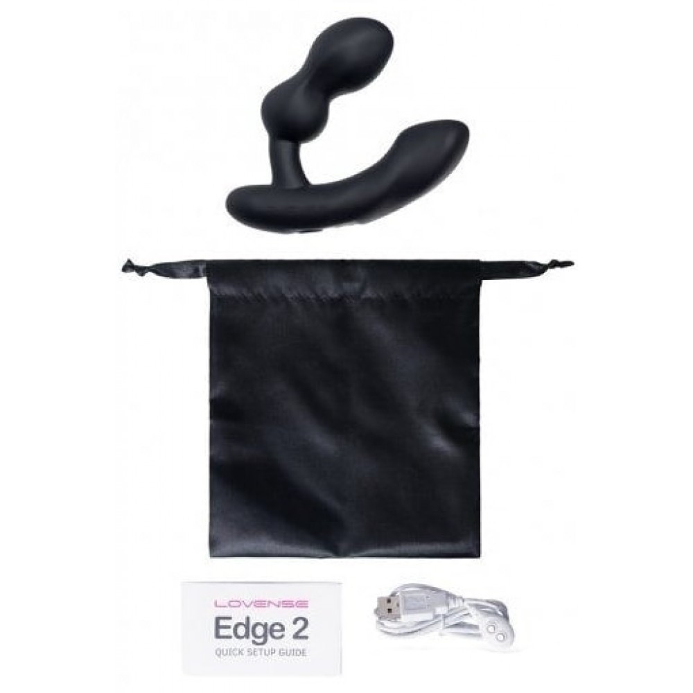 Lovense Edge 2 перший регульований смарт-мастери простати, 9,1х3,5 см (728360599780)