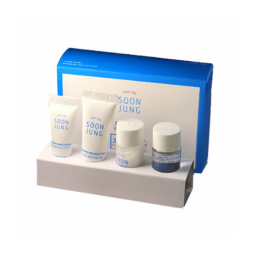 Набір міні-засобів для чутливої шкіри обличчя Etude House Soon Jung Skin Care Trial Kit 4 шт (8806199472534)
