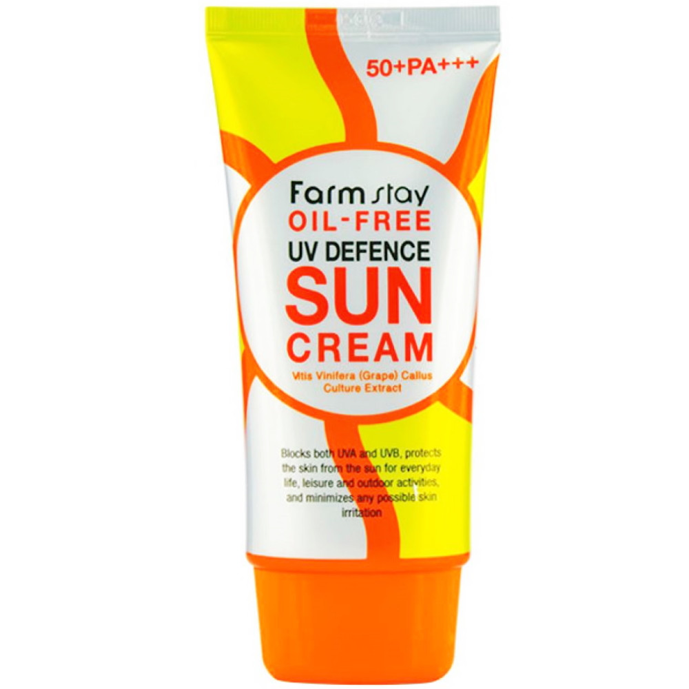 Солнцезащитный обезжиренный крем Farmstay Oil-Free Uv Defence Sun Cream SPF50+ PA+++ 70 мл (8809297386741)
