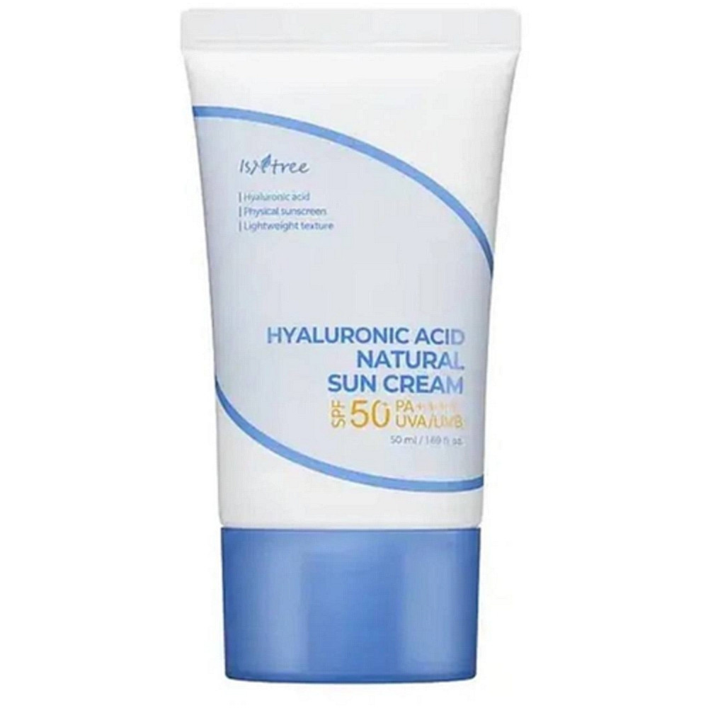Мінеральний сонцезахисний крем для обличчя ISNTREE Hyaluronic Acid Natural Sun Cream 50 мл (8809800941672)