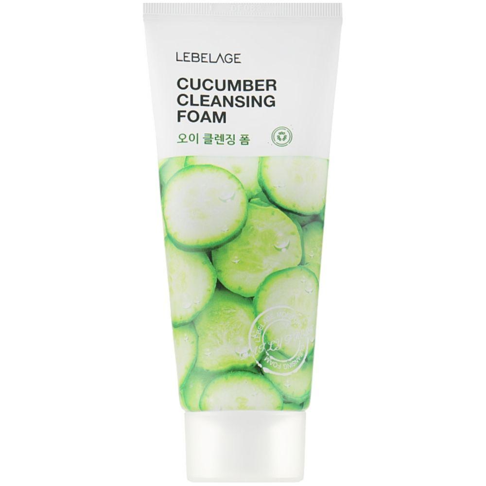 Пенка для умывания с экстрактом огурца LEBELAGE Cucumber Cleansing Foam, 100 мл