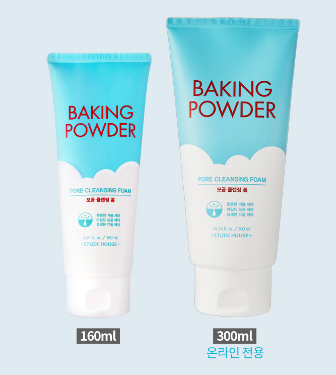 Пінка для вмивання очищаюча пори Etude House Baking Powder Pore Cleansing Foam 300 мл