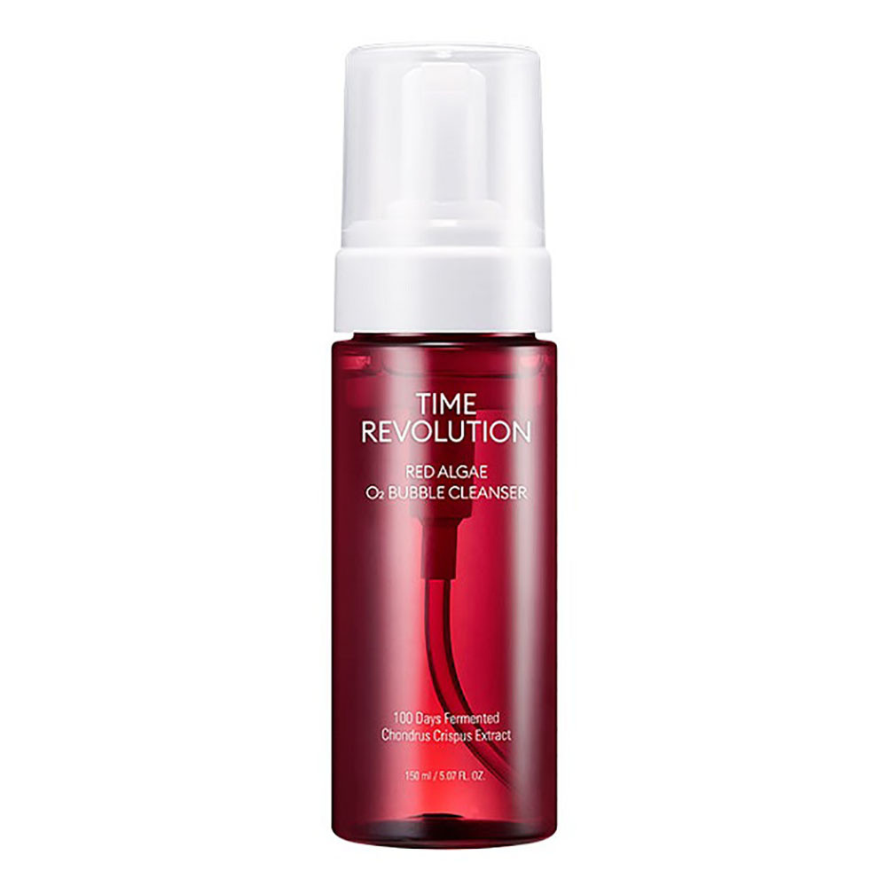 Пенка для умывания с экстрактом красных водорослей Missha Time Revolution Red Algae O2 Bubble Cleanser 150 мл