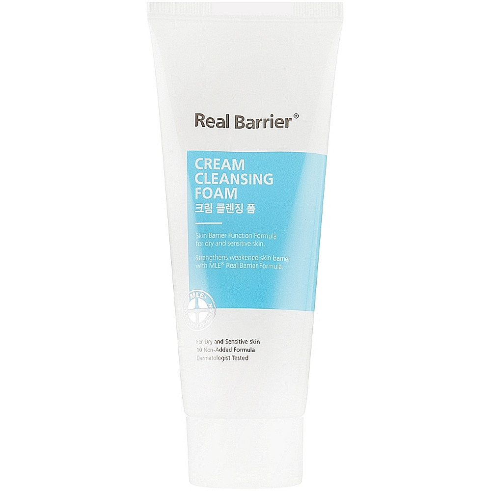Пінка для вмивання кремова з екстрактом бергамоту Real Barrier Cream Cleansing Foam 120 мл (8809723785049)