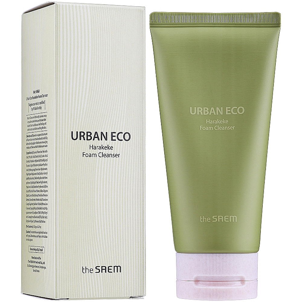 Зволожуюча піна для вмивання з екстрактом льону The Saem Urban Eco Harakeke Foam Cleanser 150 мл (8806164173893)