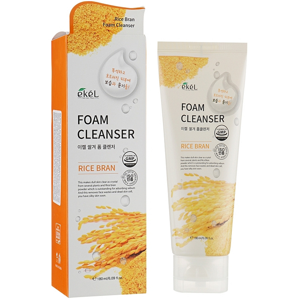 Пінка для вмивання Ekel Ultra Moisture Foam Cleanser Rice Bran 100 мл (8809755462970)