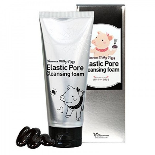 Пенка для умывания лица и очистки пор Elizavecca Milky Piggy Elastic Pore Cleansing Foam 120мл (8809418750895)