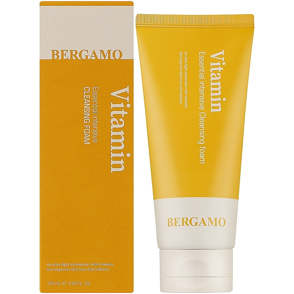 Очищающая пенка для умывания с витаминами Bergamo Intensive Vitamin Cleanser Foam 120 мл (8809414192835)