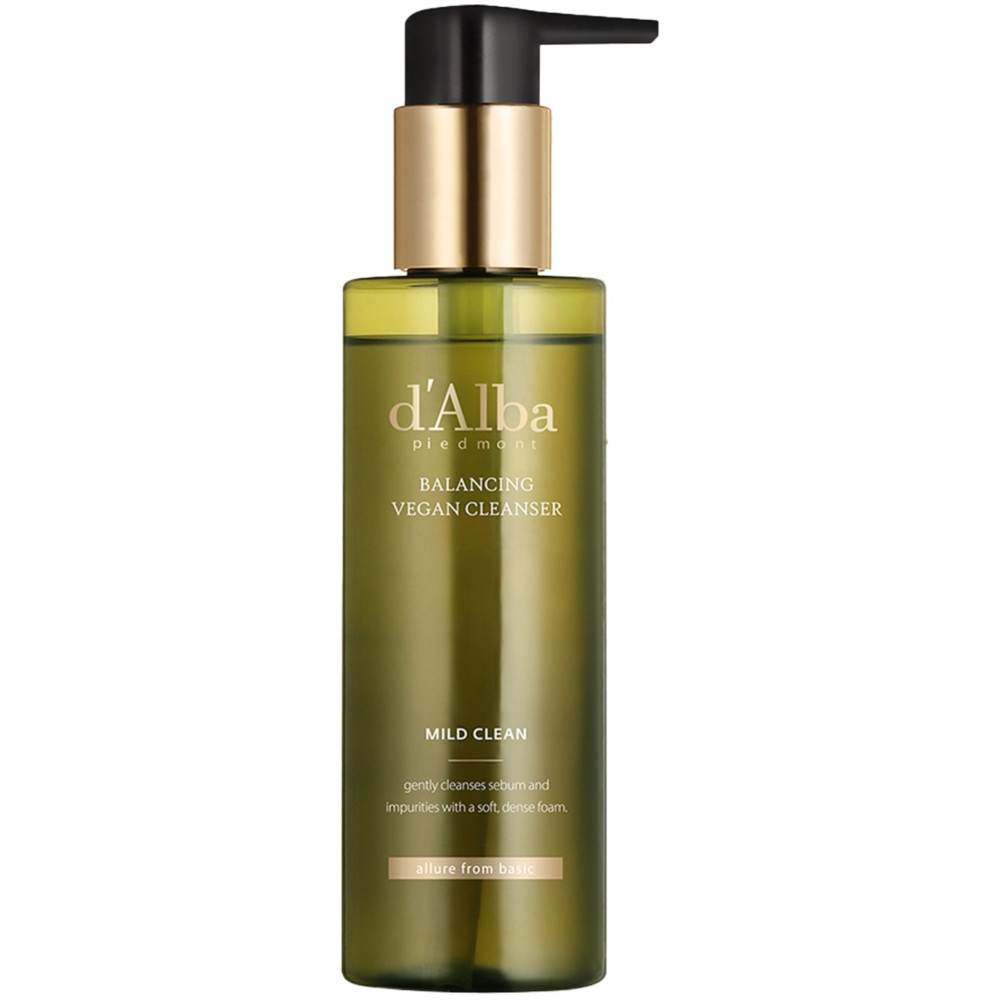 Гель для умывания лица с экстрактом белого трюфеля D'Alba Mild Skin Balancing Vegan Cleanser 200 мл (8809563068210)