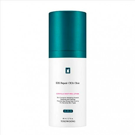 Заспокійливий лосьйон для обличчя з центеллою азіатською Tosowoong Cica Clinic Soothing Lotion 80 мл